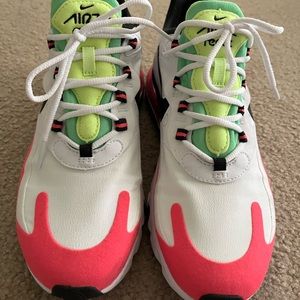 Nike Airmax 270 React - Neon Colors *like new* Size 7